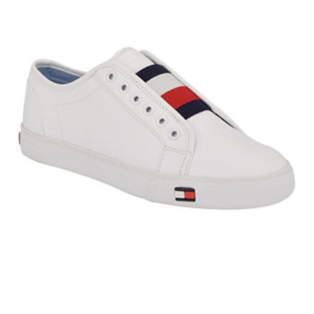 Tommy Hilfiger Anni white slip on sneakers sz 10M NWT